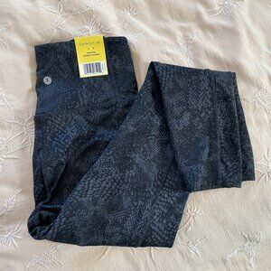 DANSKIN || Women's 7/8 High Rise Bonded Legging Snake Print - Size S - NWT